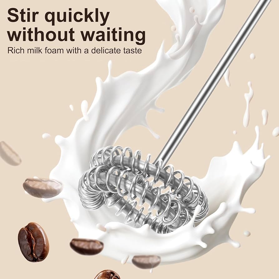 Electric Milk Frother And Foam Maker, Rechargeable Automatic Milk Frother, Mini Handheld Milk Frother With Cup