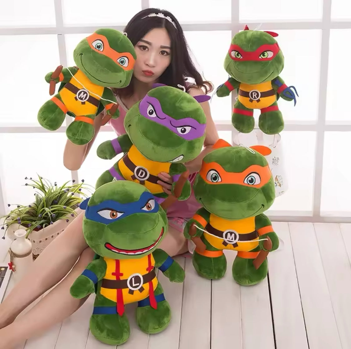 Ninja Turtles Plush Dolls, Ninja Turtles Soft Toy For Kids, Teenage Mutant Ninja Turtles Stuffed Toy, Ninja Turtles Soft Toy Pillow