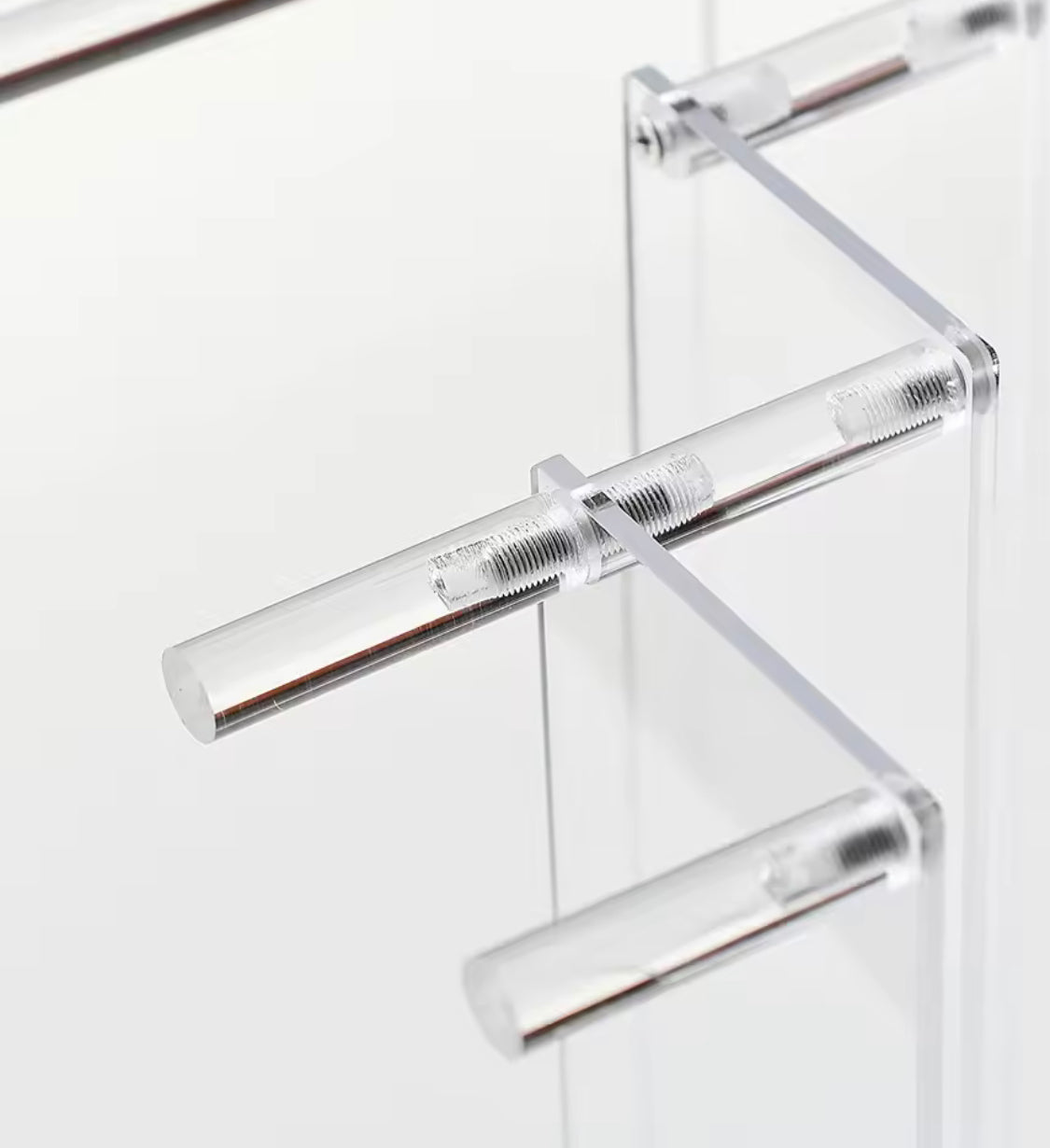 3 Tier Clear Acrylic Perfume Display, Multipurpose Perfume Decor Organizer, Tabletop 3 Step Storage Shelf, Desktop Organiser