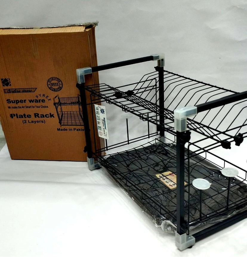 Large Rust Proof Dish Drainer, Kitchen Storage Shelf, Kitchen Organizer Drainer