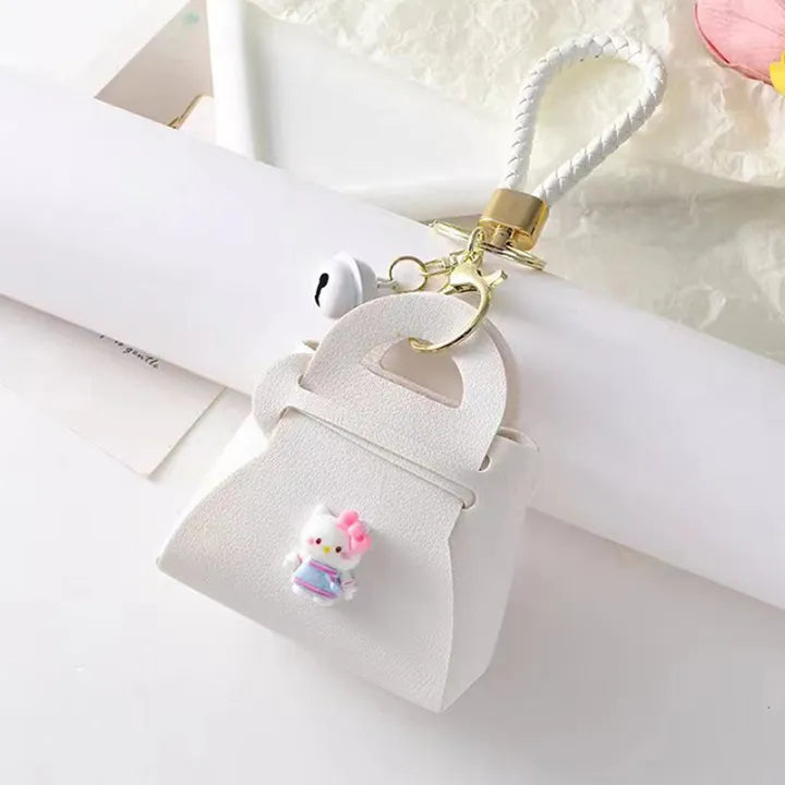 Cute Mini Handbag Keychain, Mini Purse Keychain with Strap, Mini Handbag Pendant Keychain