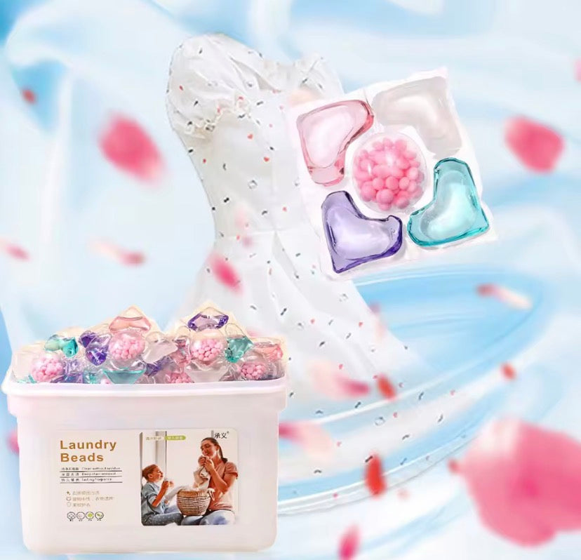 Laundry Scent Fragrance Beads, Laundry Scent Fragrance Beads, Multi Purpose Strong Detergent Laundry Pods