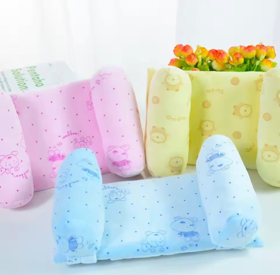 Baby Pillow Head Support Cushion, Baby Protective Shaping Pillow, Sleeping Support Baby Pillow