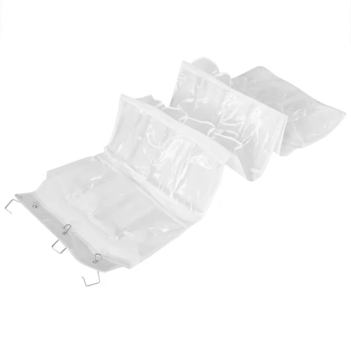 24 Pockets Transparent Over The Door Hanging Storage Organizer, Non Woven Space Saving Shoes Organizer, Multipurpose Transparent Storage Holder