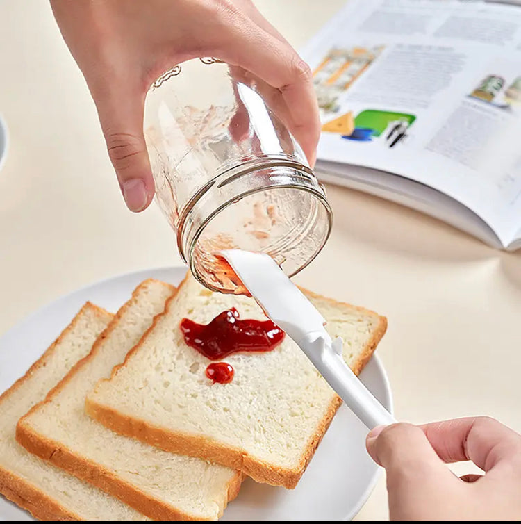 Silicone Mini Kitchen Spatula, Batter Spatula Brush, Heat Resistance Baking Spatula