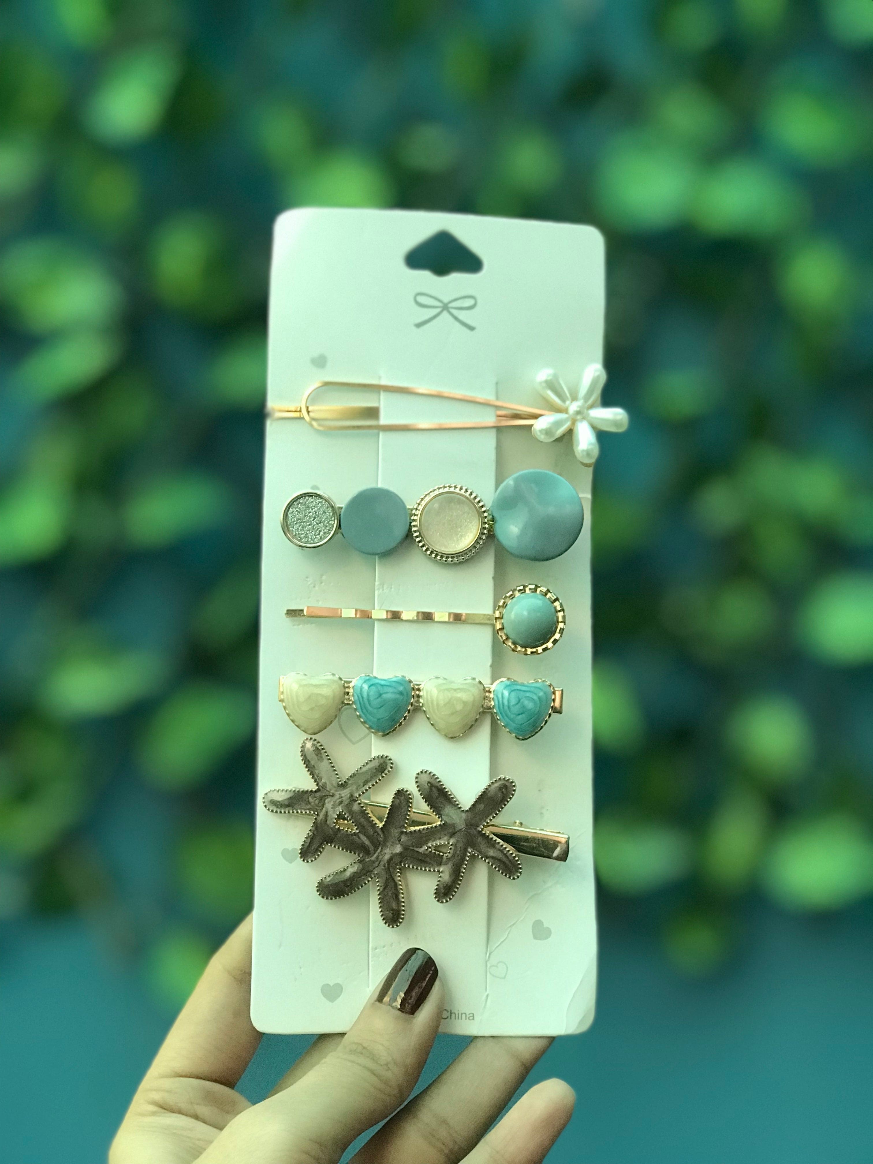 Luxury Jewellery Card, Candy Colors Pearl Hair Clip For Women, Geometric Crystal Hair Barrettes, Girl Hair Accessories