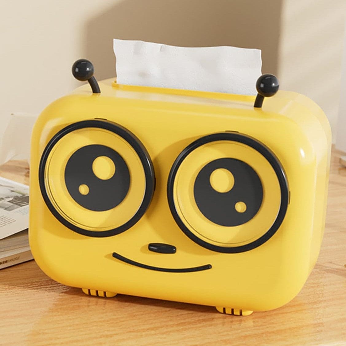 Bee Tissue Box, Cute Napkin Storage Box, Cartoon Toilet Paper Box, Vintage Tissue Holder, Living Room Tissue Box