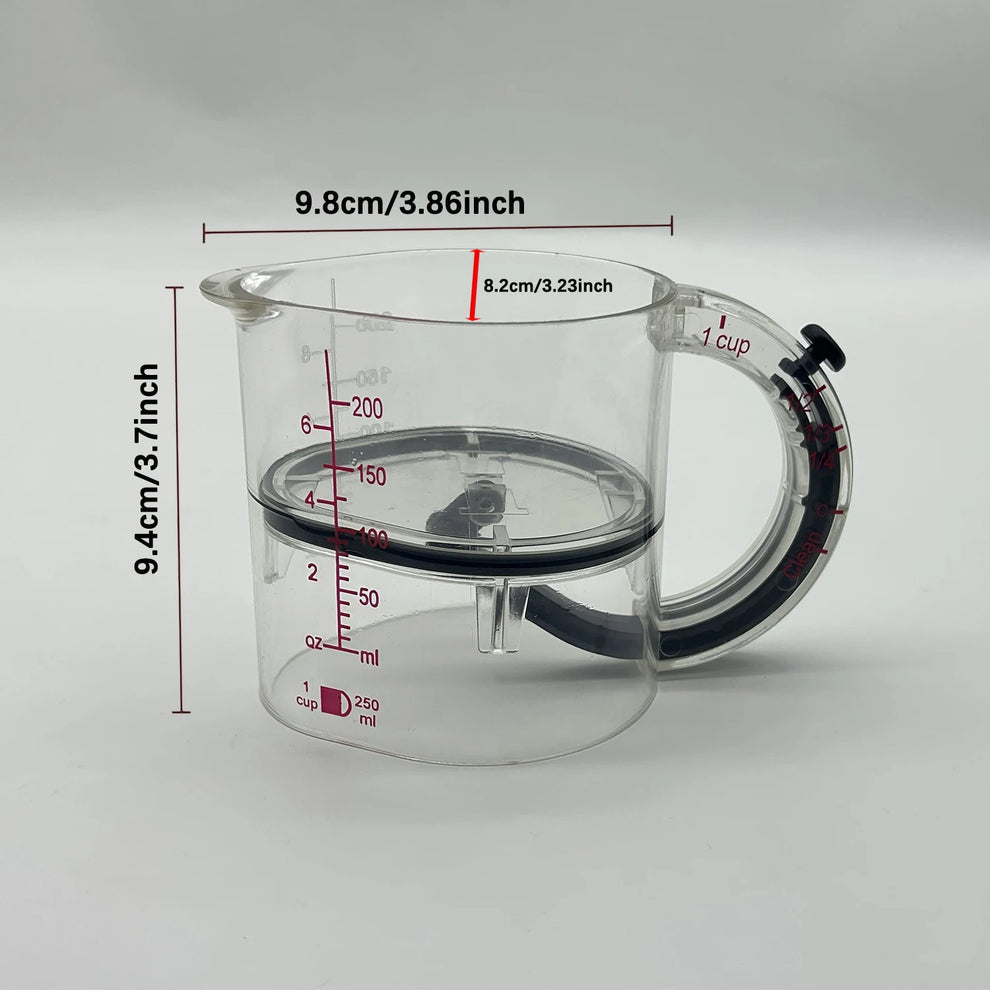 4 in 1 Adjustable Measuring Cup, Multifunctional Kitchen Measuring Cup, Space Saving Measuring Cup