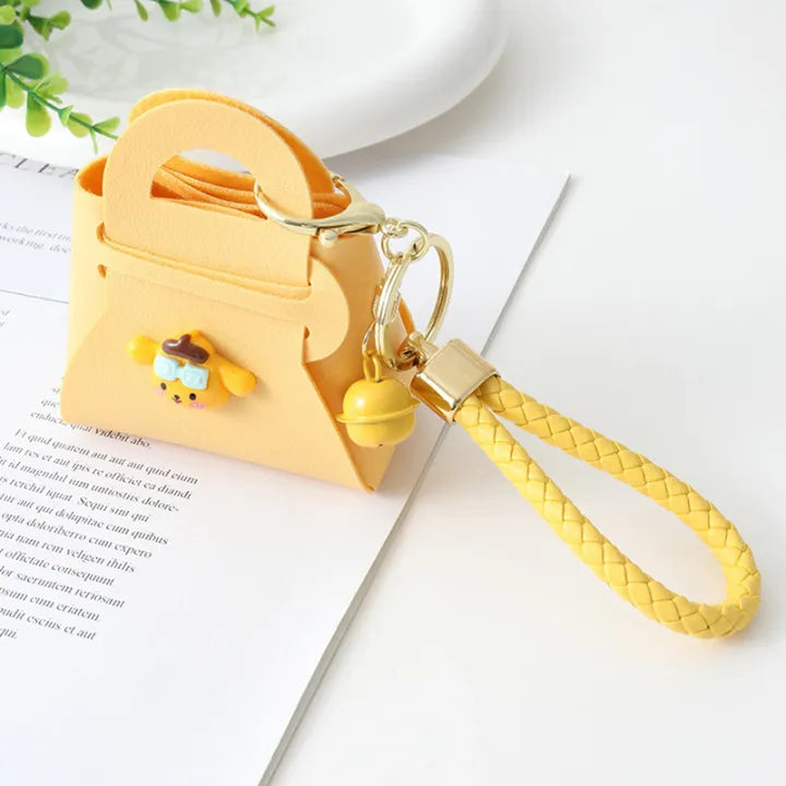 Cute Mini Handbag Keychain, Mini Purse Keychain with Strap, Mini Handbag Pendant Keychain