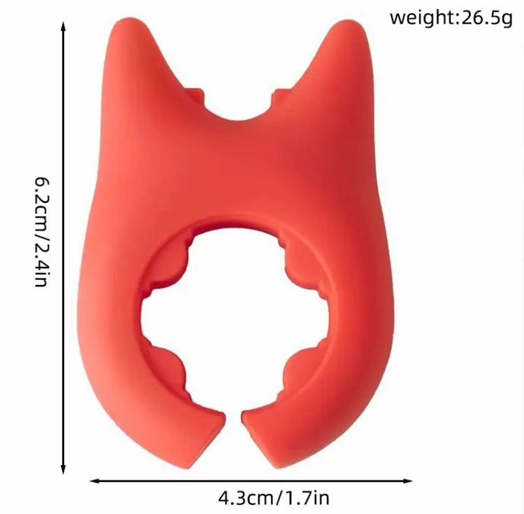 Kitchen Cooking Pan Holder, silicone Pot Clip Spoon Holder, Non-Slip Spoon Holder Stove Organizer