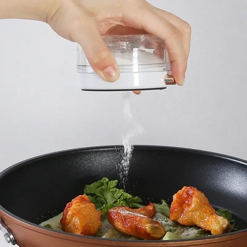 Magnetic Spice Jar, Suction Glass Condiment Bottle, Practical Seasoning Bottle Storage Bottle, Kitchen Salt Shaker Large Capacity Seasoning Box, Refrigerator Wall Hanging Vacuum Rotary Seal Tank, Multipurpose Wall Magnetic Jar