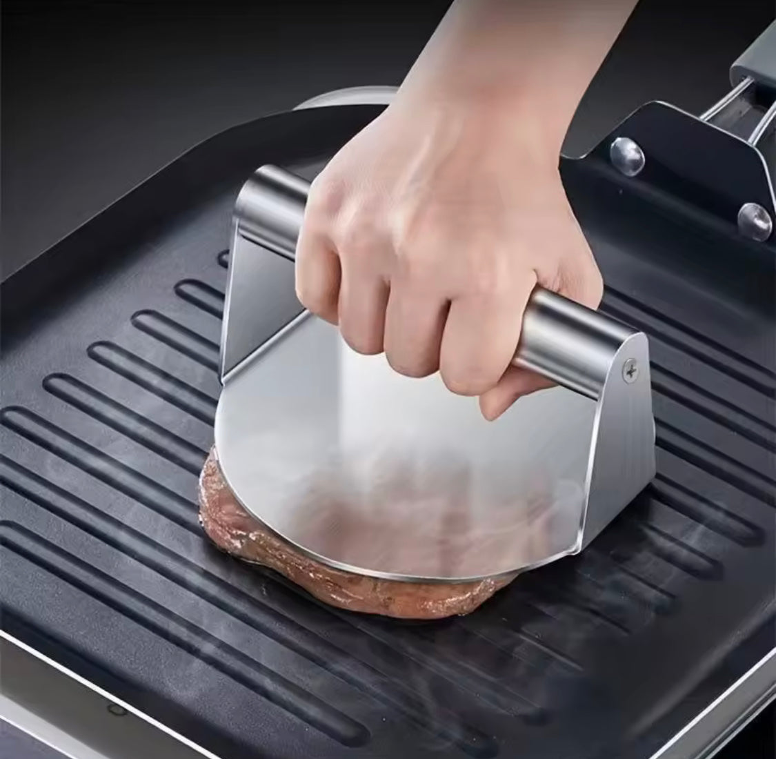 Stainless Steel Smash Burger Meat Press Mold, Hamburger Patties Presser, Kitchen Accessories