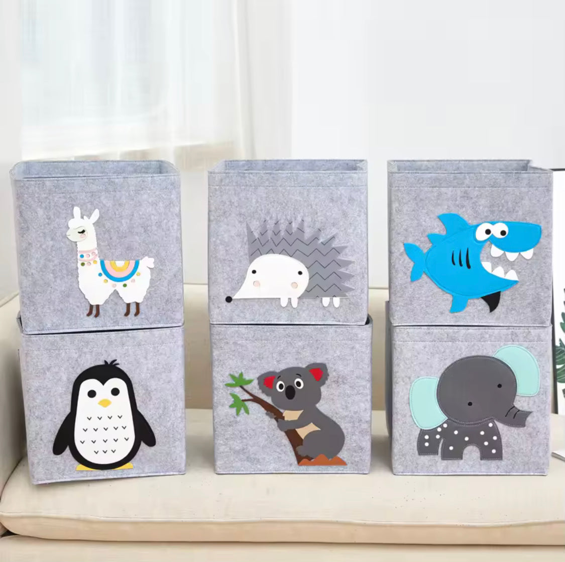 Kids Cartoon Storage Box, Kids Toys Storage Basket, Foldable Kids Toys Organizer, Cube Folding Toys Storage Box