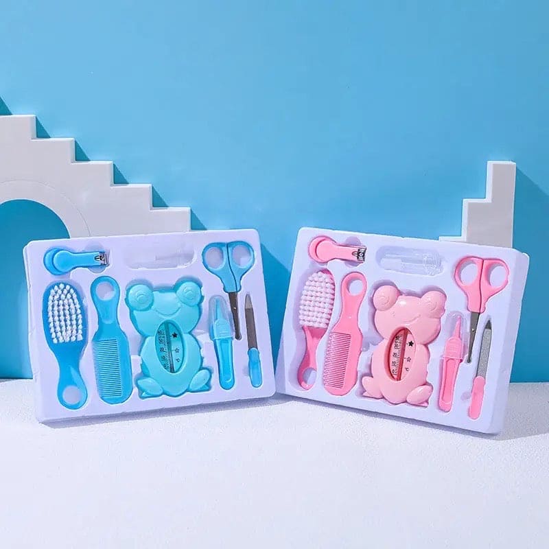 Set Of 8 Baby Health Care Kit, Newborn Baby Grooming Kit, Portable Infant Child Healthcare Tools Sets for Toddler, Newborn Essentials Nursery Care Set