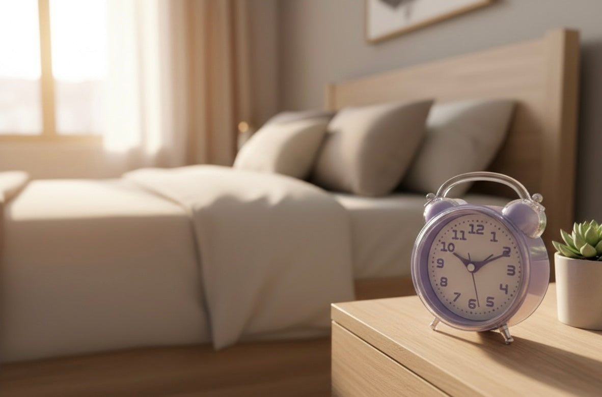 Mini Retro Twin Bell Alarm Clock,
Metal Twin Bell Alarm Clock, Analog Quartz Display Clock, Easy Operate Bedside Analog Small Desk Clock