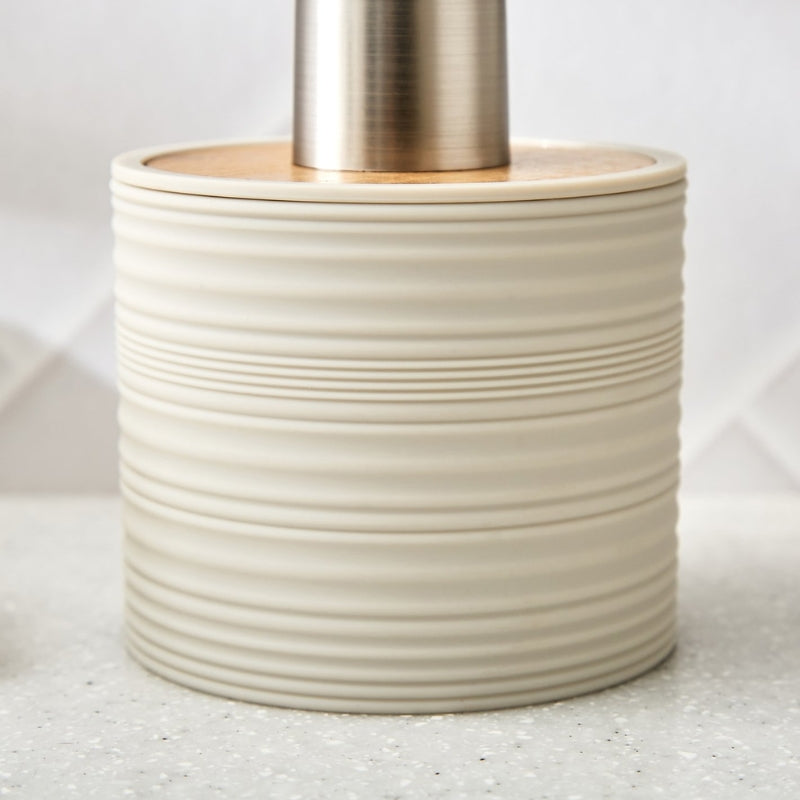 Nordic Style Bathroom Soap Dispenser, Modern Striped Soap Dispenser, Bathroom Countertop Soap Dispenser, Luxury Countertop Soap Dispenser