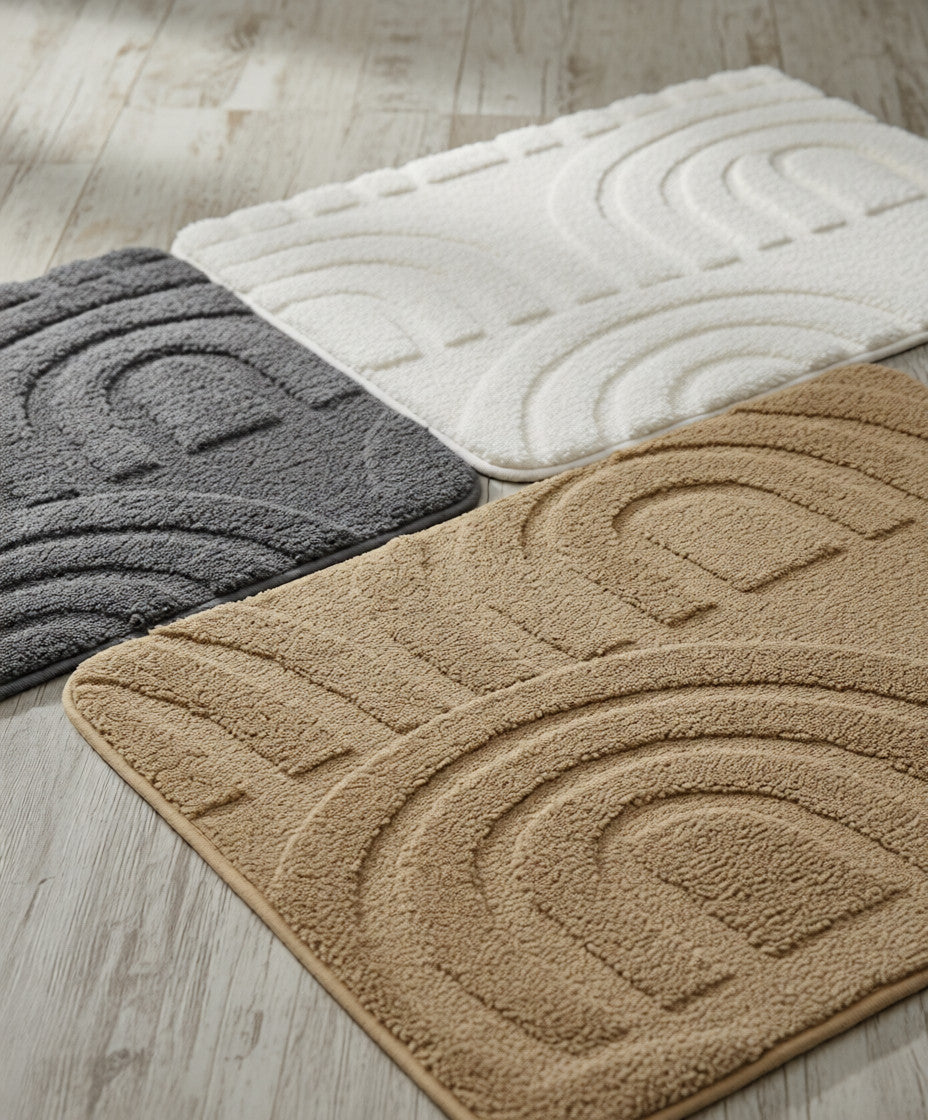 Sandy Rainbow Rug, Cloud Comfort Doormat, Anti Slip Bedroom Footmat