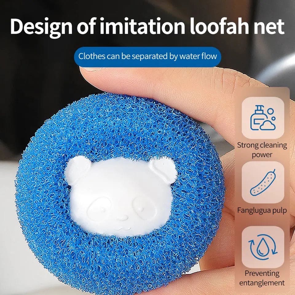 Set Of 5 Magic Laundry Ball, Clothes Hair Cleaning Ball, Cat Dog Hair Catcher Laundry Ball, Reusable Washing Machine Filter Wool Ball, Pet Fur Lint Catcher Laundry Ball, Clothes Underwear Wash Ball, Anti Winding Sticky Pet Hair Lint Washing Balls