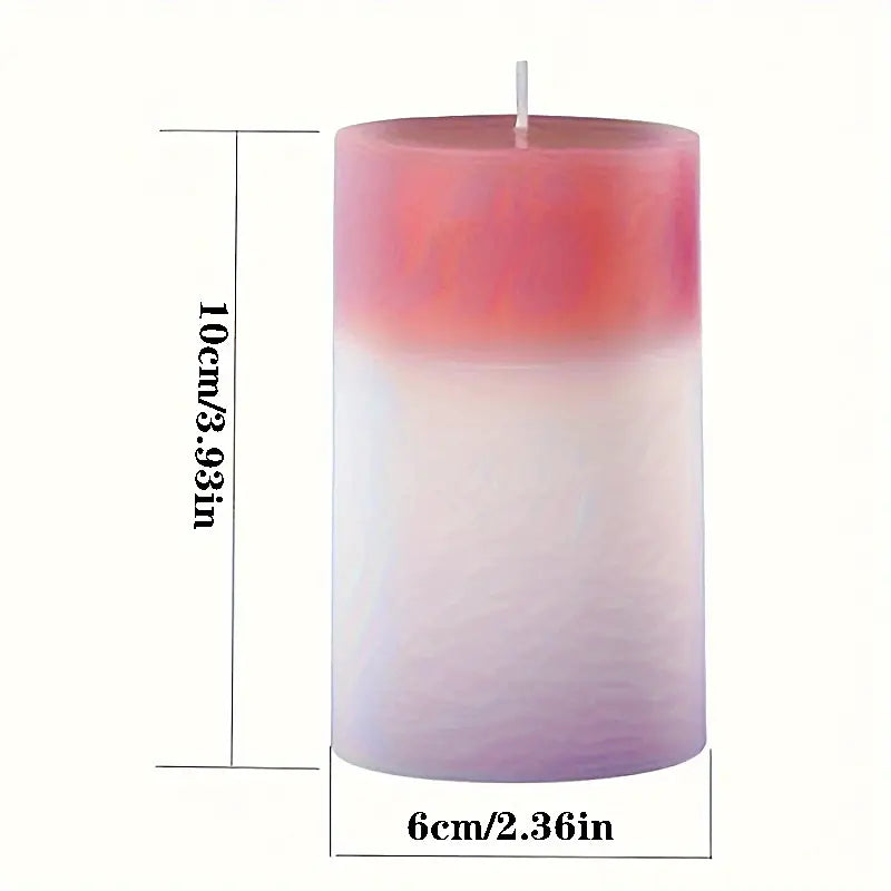 Magic Wax Led Candle, Mood Magic Color Changing Candle, Round Pillar Wax Color Changing Candles, Colorful Light Home Bedroom Camping Candle, Romantic Real Flickering Holiday Candle, LED Real Wax Wick Pillar Candle For Bedroom Bathroom Home Decoration