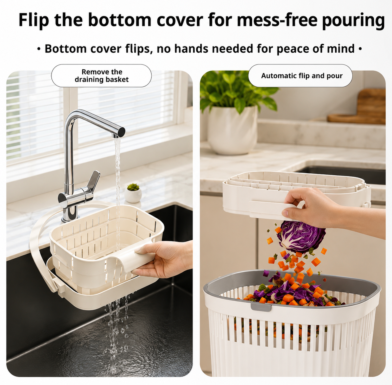 Multipurpose Folding Drain Colander, Space Saving Sink Drain Basket, Adjustable Sink Drain Filter Basket, Foldable Fruit And Vegetable Washing Basket