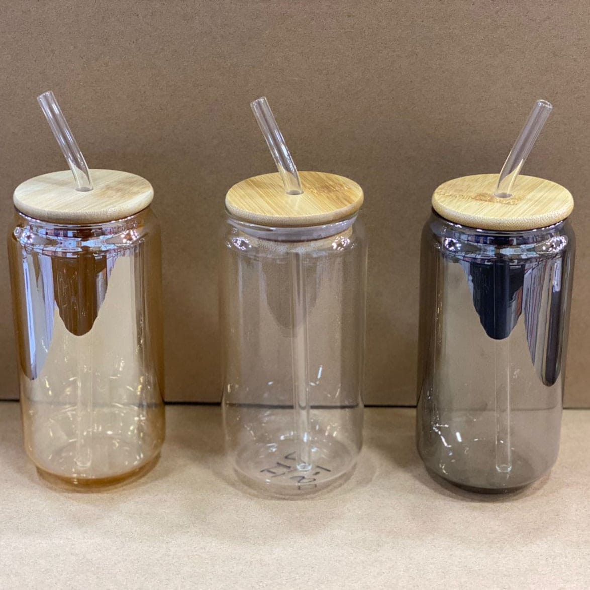 Bubble Tea Cup, 500ml Glass Mug With Bamboo Glass And Straw, Multipurpose Iced Coffee Cute Tumbler Cup for Cocktail, Party Beverage Cup, Portable Glass Water Cup with Straw Lid, Household Borosilicate Straw Glass