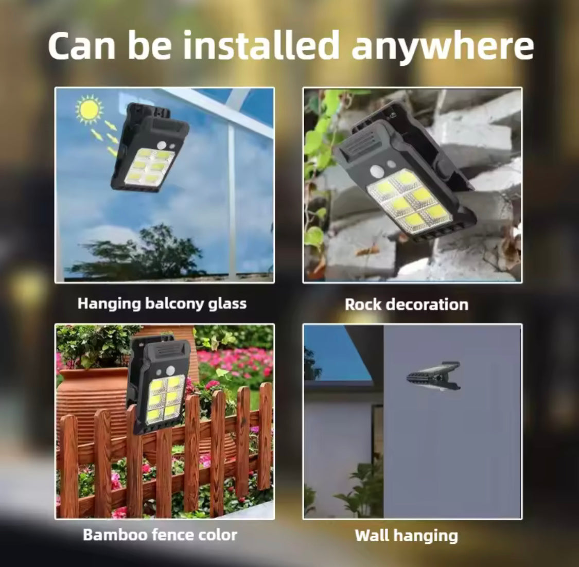 Outdoor Solar Clip Light, Waterproof Garden Solar Lights, Outdoor Solar Clip Lights