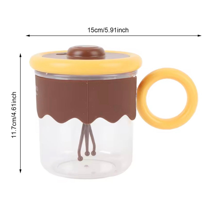 Smart Electric Self Mixing Mug With Handle, Automatic Self Stirring Coffee Mug, Portable Automatic Stirring Cup, Rechargeable Automatic Beverage Mixing Mug