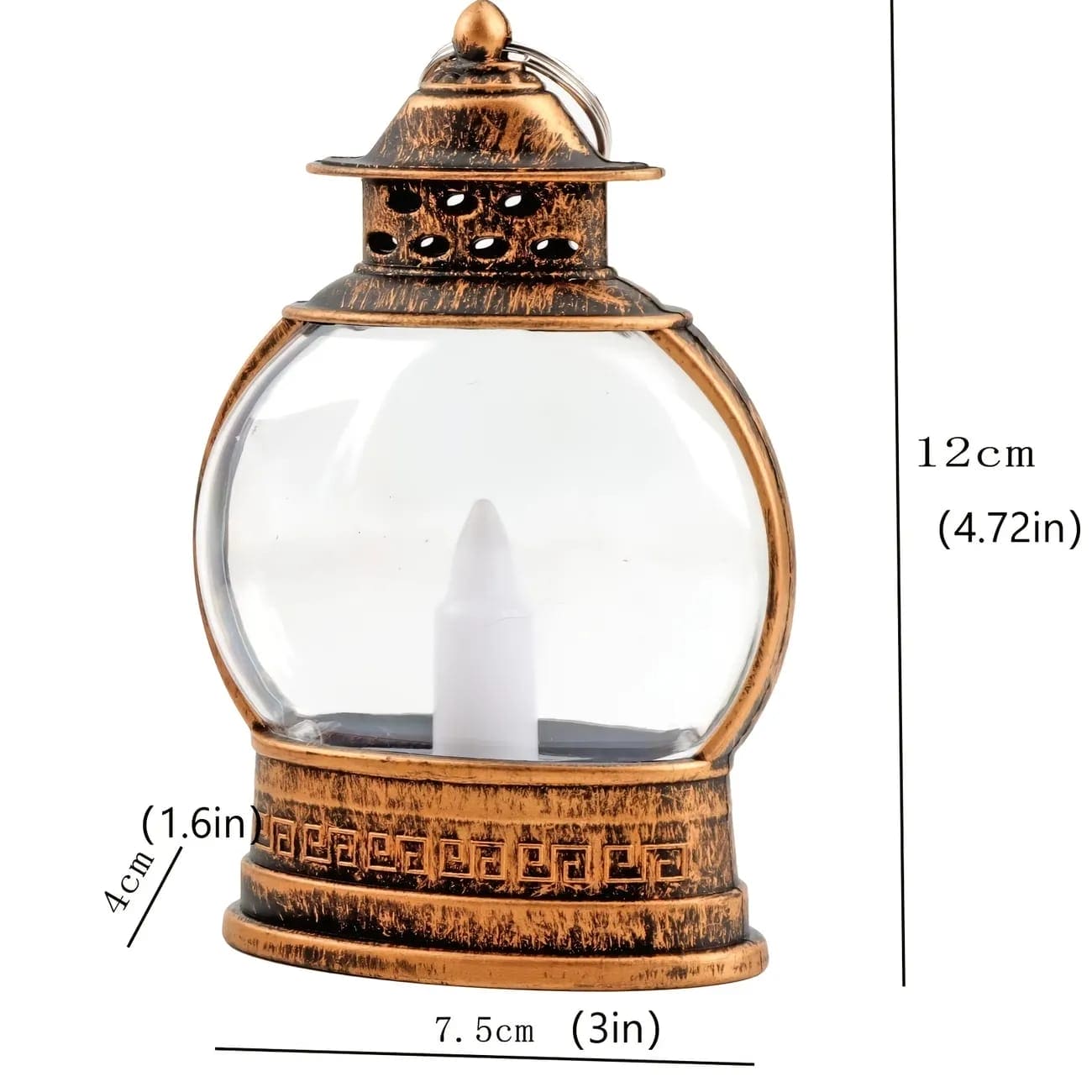 Electronic Candle Lamp, Lantern Garden Decorative Light, Smokeless Portable Hanging Lantern, Electronic Candle Craft Horse Light, Wind Light Candle