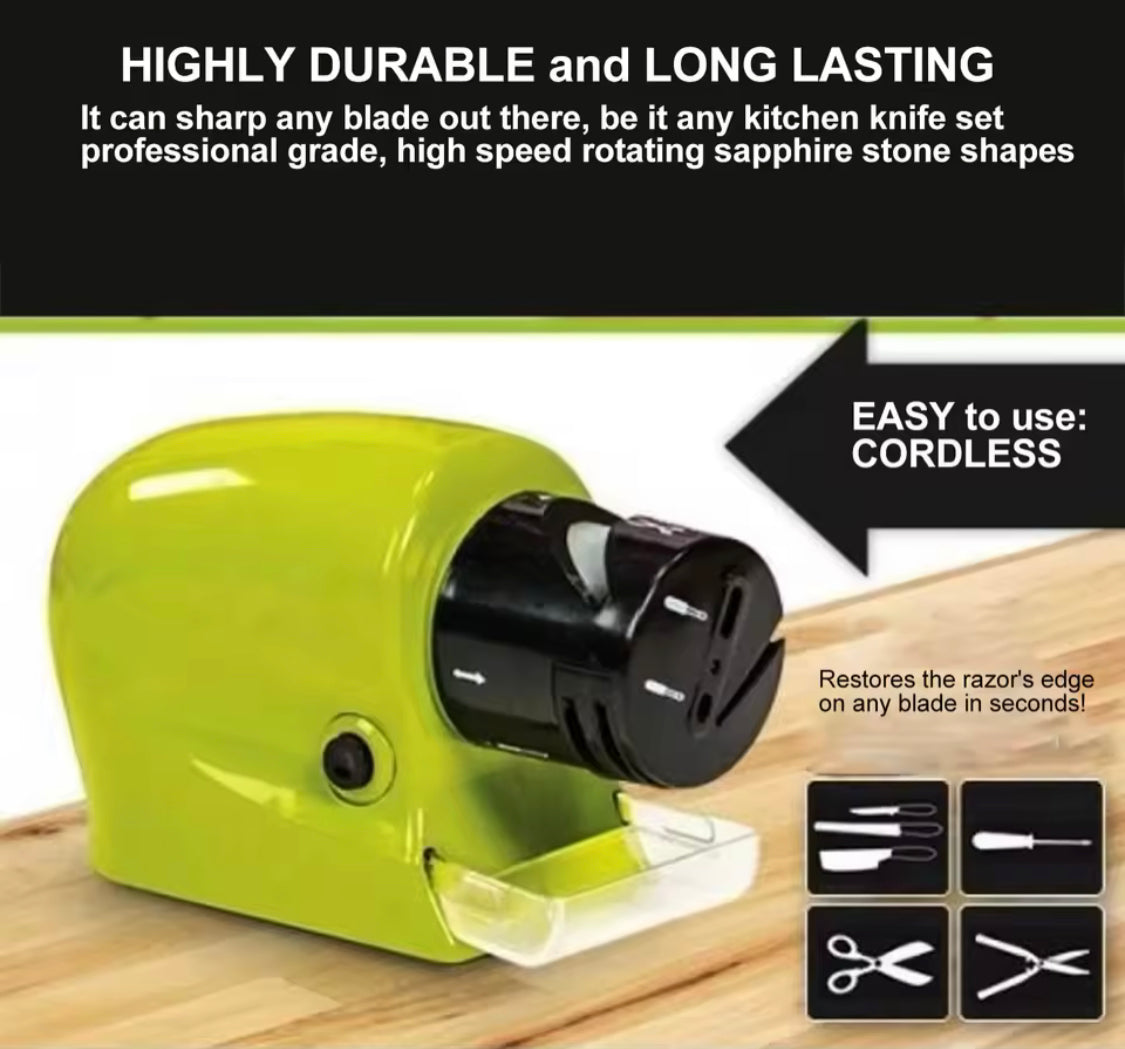 4 In 1 Knife Sharpener, Multi Tool Knives Sharpening Machine, Adjustable Kitchen Knives Sharpener, Kitchen Cutter Sharpener