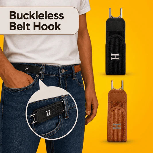 Pack Of 2 Adjustable Metal Hook Elastic Waist Belt, Comfortable Buckle Less Waistband, Unisex Waist Straps