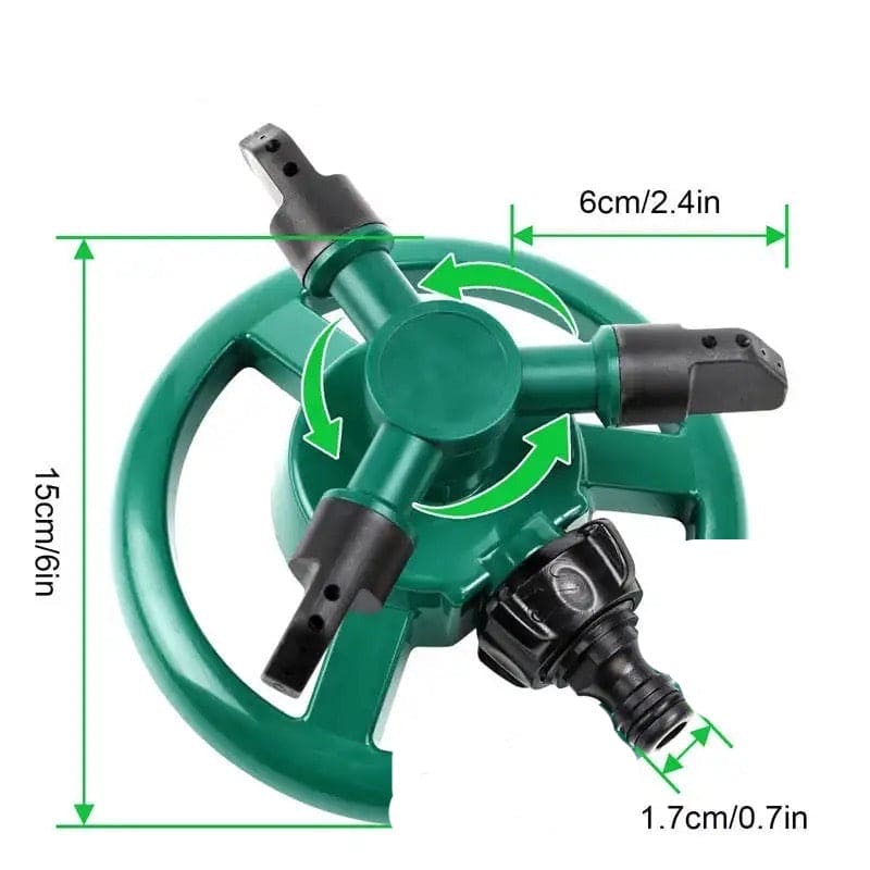 Garden Sprinkle, Automatic Garden Lawn Sprinklers, Multipurpose Yard Sprinklers for Plant Irrigation, 360 Degree Automatic Rotating Garden Water Spray, Water Saving Atomizing, Garden Irrigation Lawn Spray Head