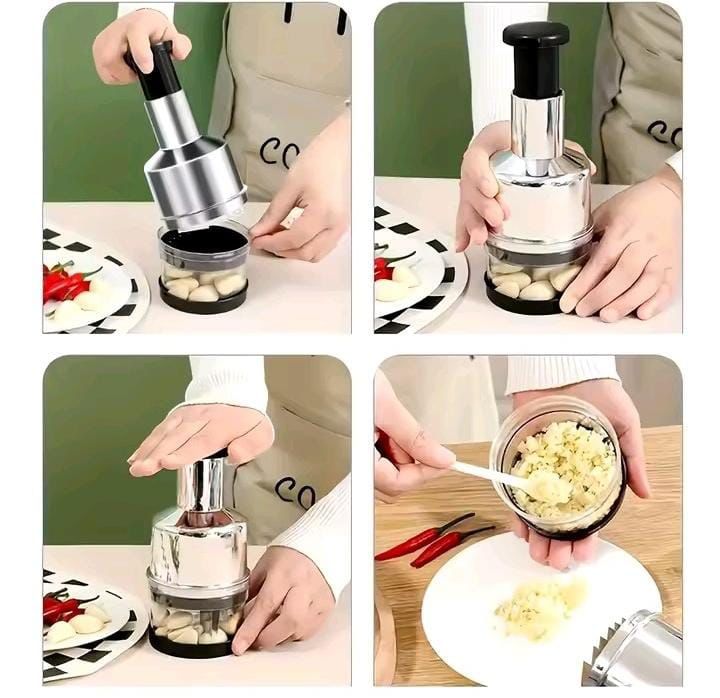 Portable Magic Onion Chopper, Salad Maker, Kitchen Vegetable Cutter, Food Vegetable Cutter Peeler, Manual Garlic Chopper, Kitchen Tools