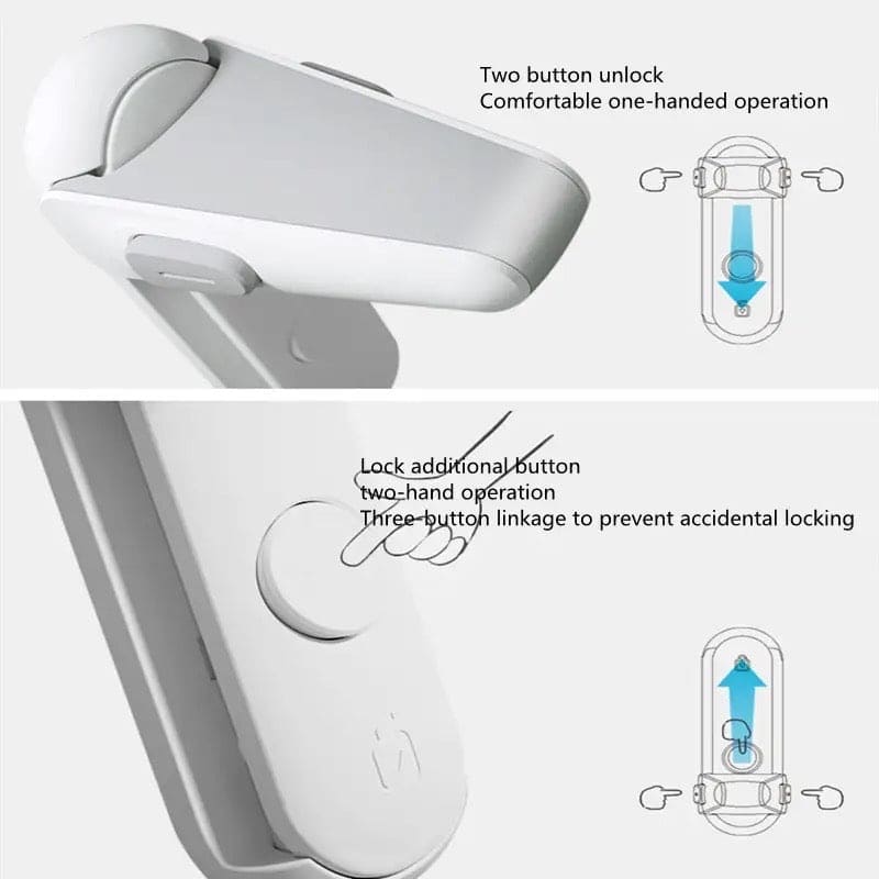 Door Lever Lock, Baby Paradise Door Lock Stopper, Simple Door Security Lock, Childproofing Door Knob Lock, Pet Room Door Handle Lock, Anti Child Opening Device