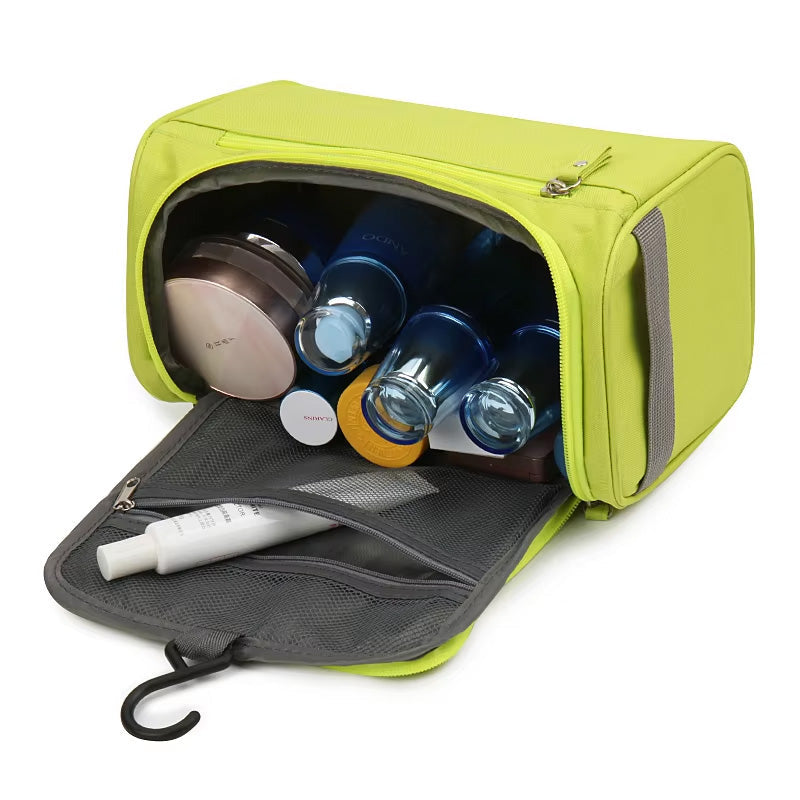 Portable Travel Toiletry And Makeup Bag, Travel Essentials Organizer Bag, Multi Compartment Travel Organizer, Travel Makeup Organizer Bag