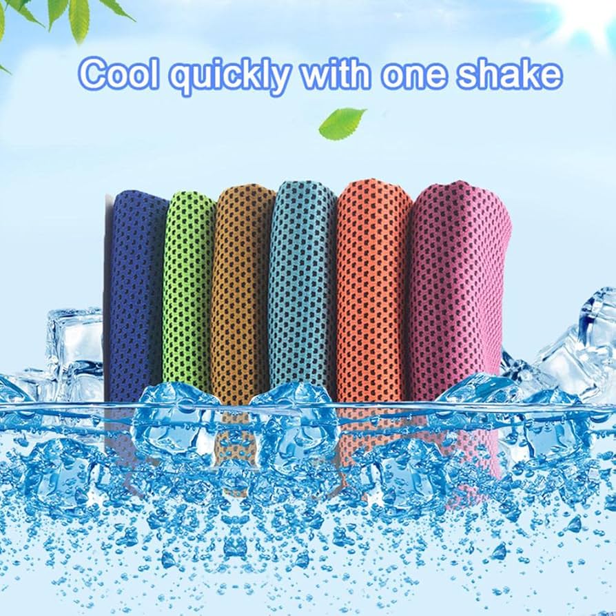 Workout Cooling Towels, Sports Ice Towel For Gym, Microfiber Soft Breathable Towel, Quick Dry Cooling Towel