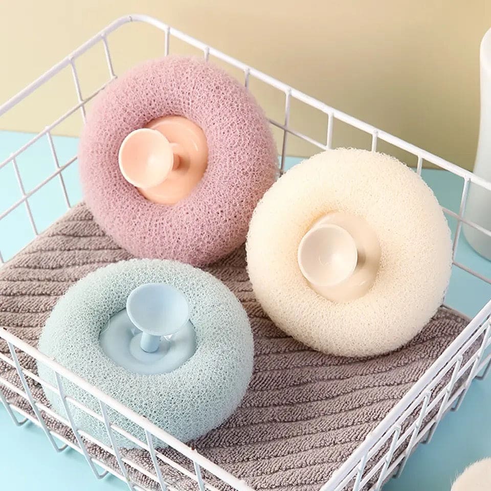Shower Massage Ball, Handheld Bath Sponge Ball, Exfoliating Puff Body Cleaner, Body Loofah Sponge, Lazy Bath Foam Sponge, Rub Bath Mud Sponge, Towel Bath Back Brush