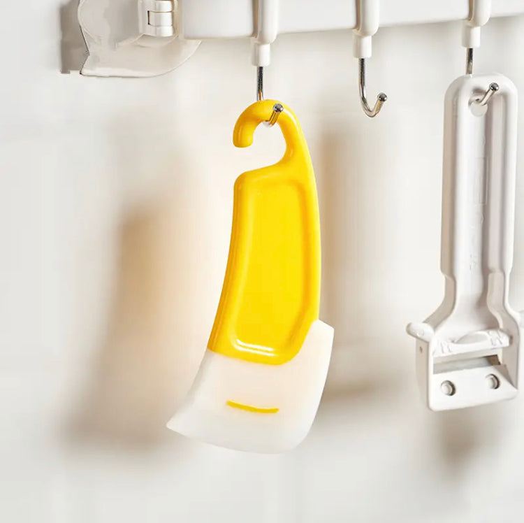 Kitchen Silicone Scrapper, Oil Dirt Cleaning Scraper, Cleaning Silicone Spatula