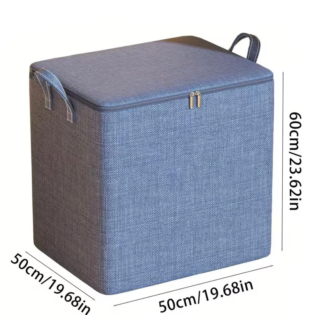 Large Capacity Clothing Storage Bag, Foldable Clothing Dust Bag, Portable Bedroom Storage Organizer