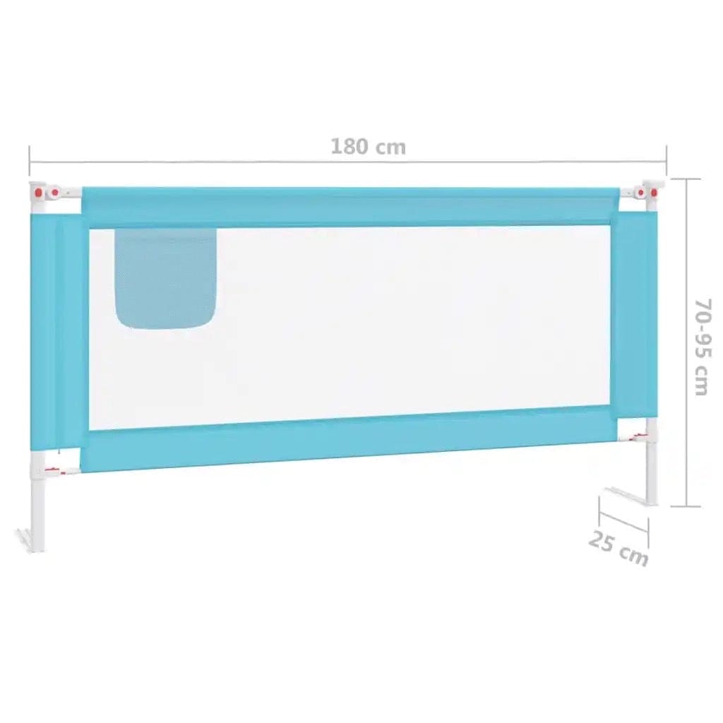 Children Bed Barrier, Baby Bed Safety Guard, Fence Guardrail Security, Foldable Baby Bed Fencing Gate, Crib Adjustable Safety Kids Rails, Safety Protection Guard Beige for Toddler, Up & Down Falling Protector Bed Rails for Kids