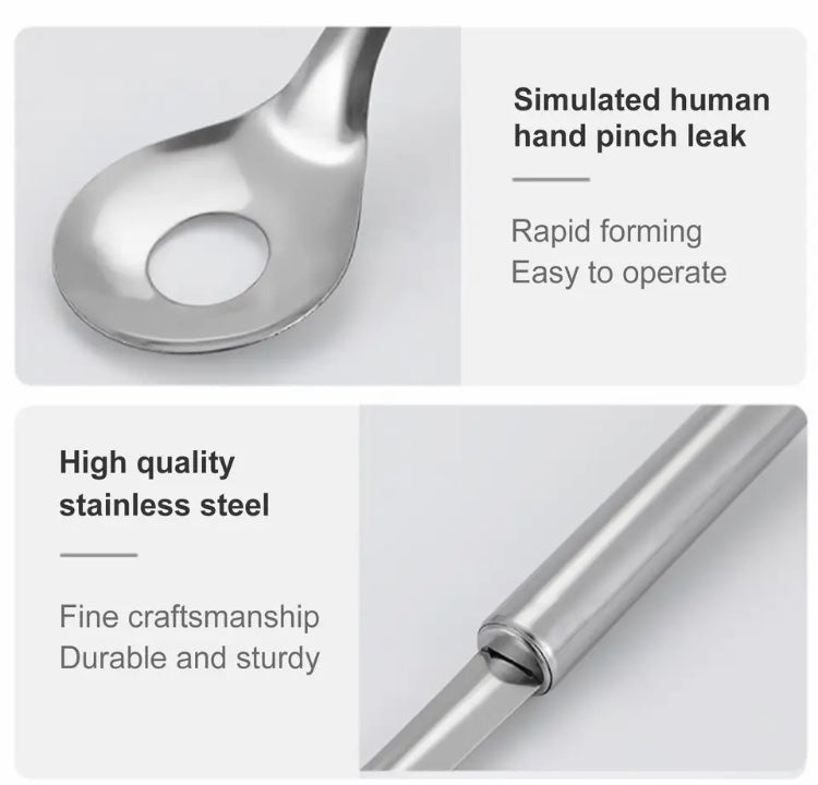 Meatball Scoop Maker Spoon, Non-Stick Meatball Maker Tool, Stainless Steel Meat Baller Spoon