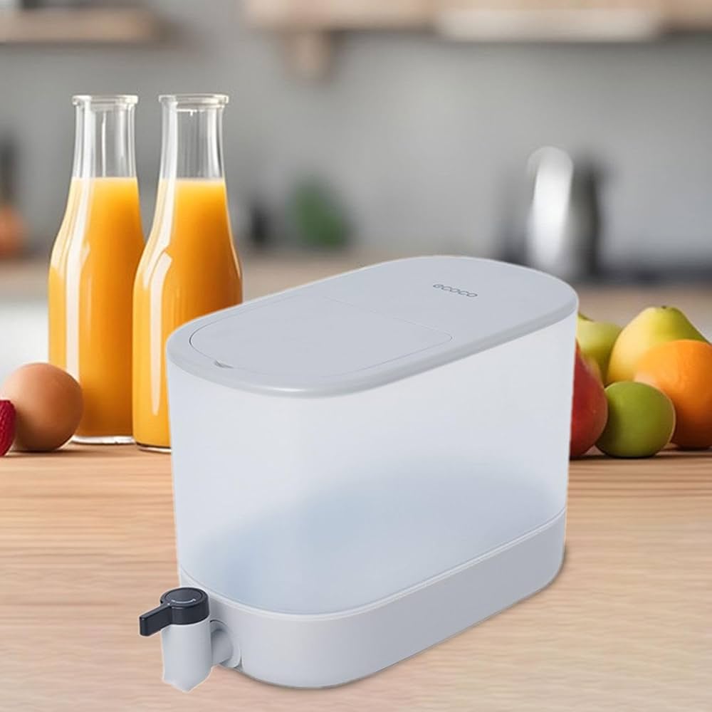 4L Large Capacity Fridge Water Dispenser, Household Refrigerator Beverage Dispenser, Fruit Drink Dispenser, Teapot Cool Bucket Kitchen Drinker Kettle