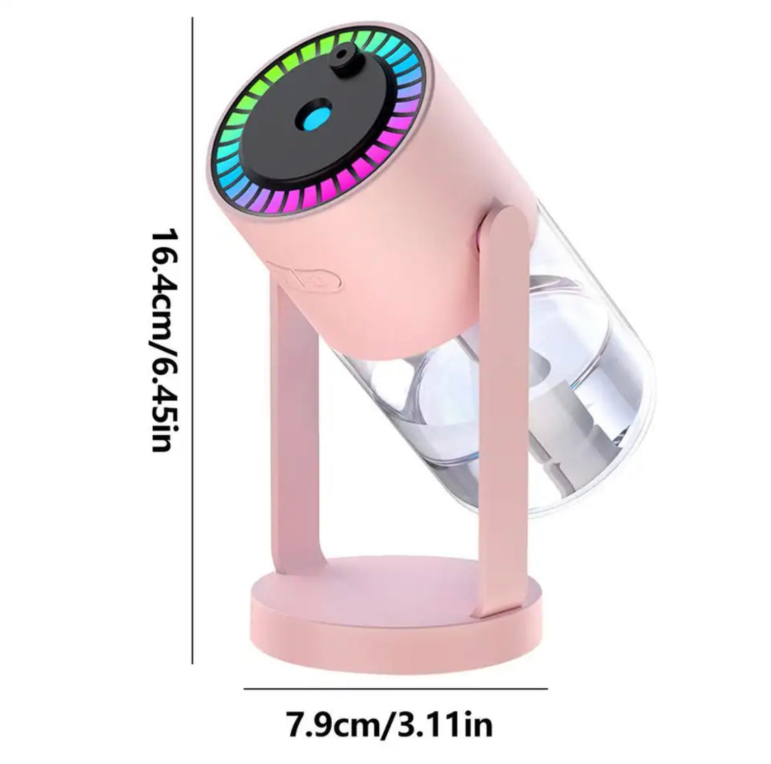 Mini Air Humidifier with Starry Sky Lights, Creative Head with Color Luminescence Humidifier, Night Light Lamp Humidifier