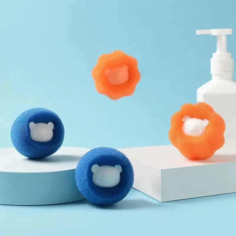 Set Of 5 Magic Laundry Ball, Clothes Hair Cleaning Ball, Cat Dog Hair Catcher Laundry Ball, Reusable Washing Machine Filter Wool Ball, Pet Fur Lint Catcher Laundry Ball, Clothes Underwear Wash Ball, Anti Winding Sticky Pet Hair Lint Washing Balls