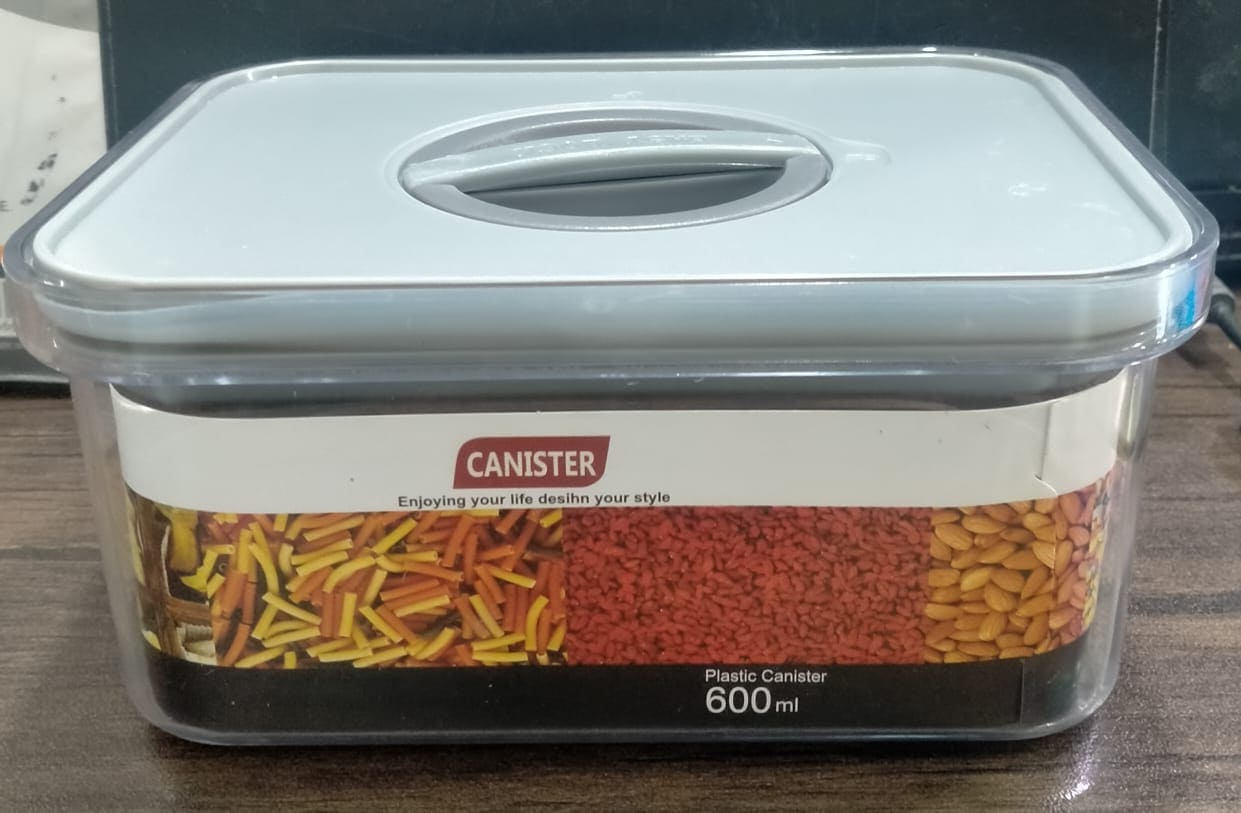 Spiral Button Sealed Container, Plastic Food Storage Container, Kitchen Organizer Jars Box, Multi Capacity Grain Storage Box, Kitchen Snacks Dry Plastic Fresh Keeping Tank, Acrylic Condiment Seasoning Set