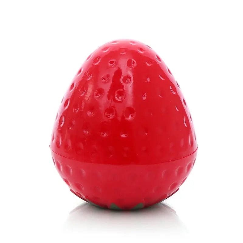 Strawberry Lip Balm, Cute Moisturizer Makeup Lip Balm, Natural Cosmetic Lip Gloss