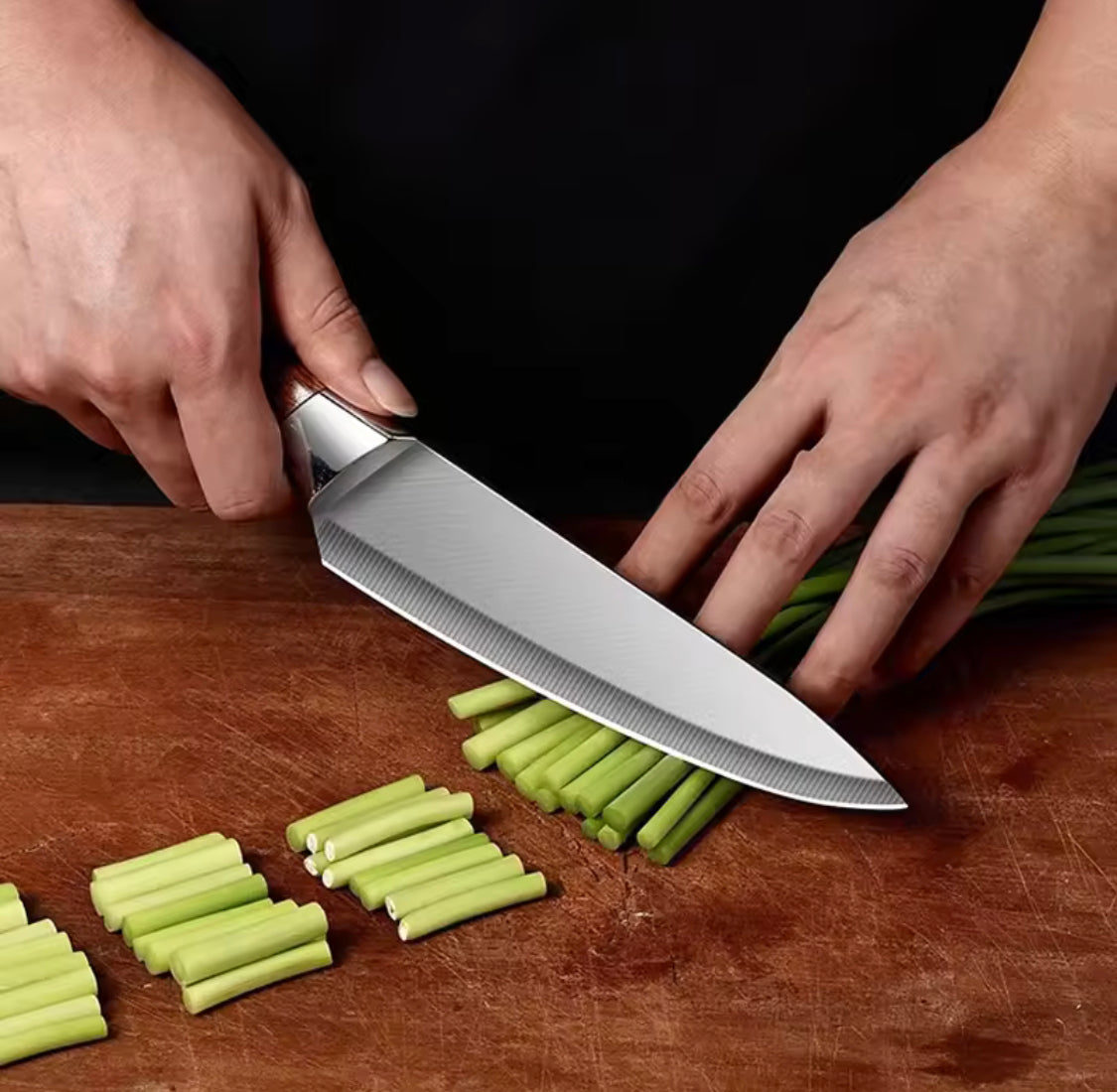 Stainless Steel Kitchen Knife with Protective Cover, Butcher Knife, Steak Cutting Knife, Professional Knife Kitchen Chopping Chef Tool