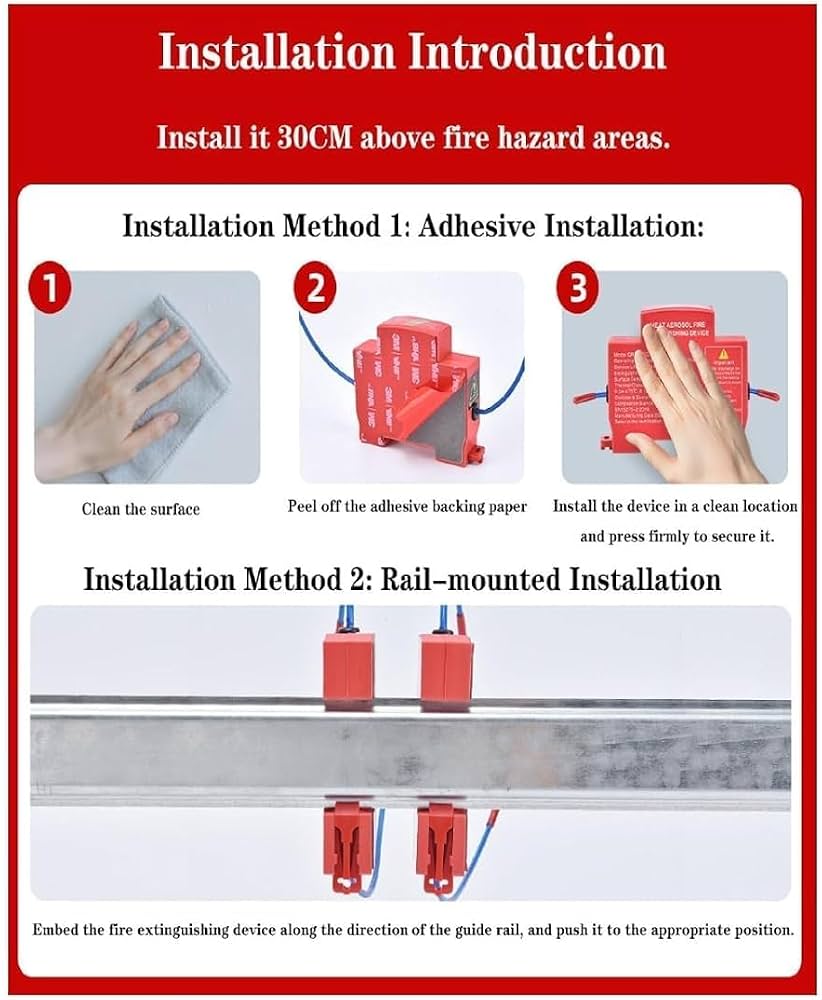 Electrical Panel Fire Extinguishing Device, Automatic Heat Activated Fire Suppression System, Heat Aerosol Fire Extinguishers