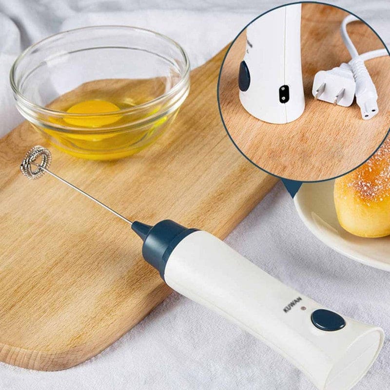 Automatic Egg Beater, Foamer Handheld Blender, Cooking Stirrer Egg Beater With Cover, Handheld Electric Coffee Egg Mixer, Rechargeable Handheld Wand Coffee Blender
