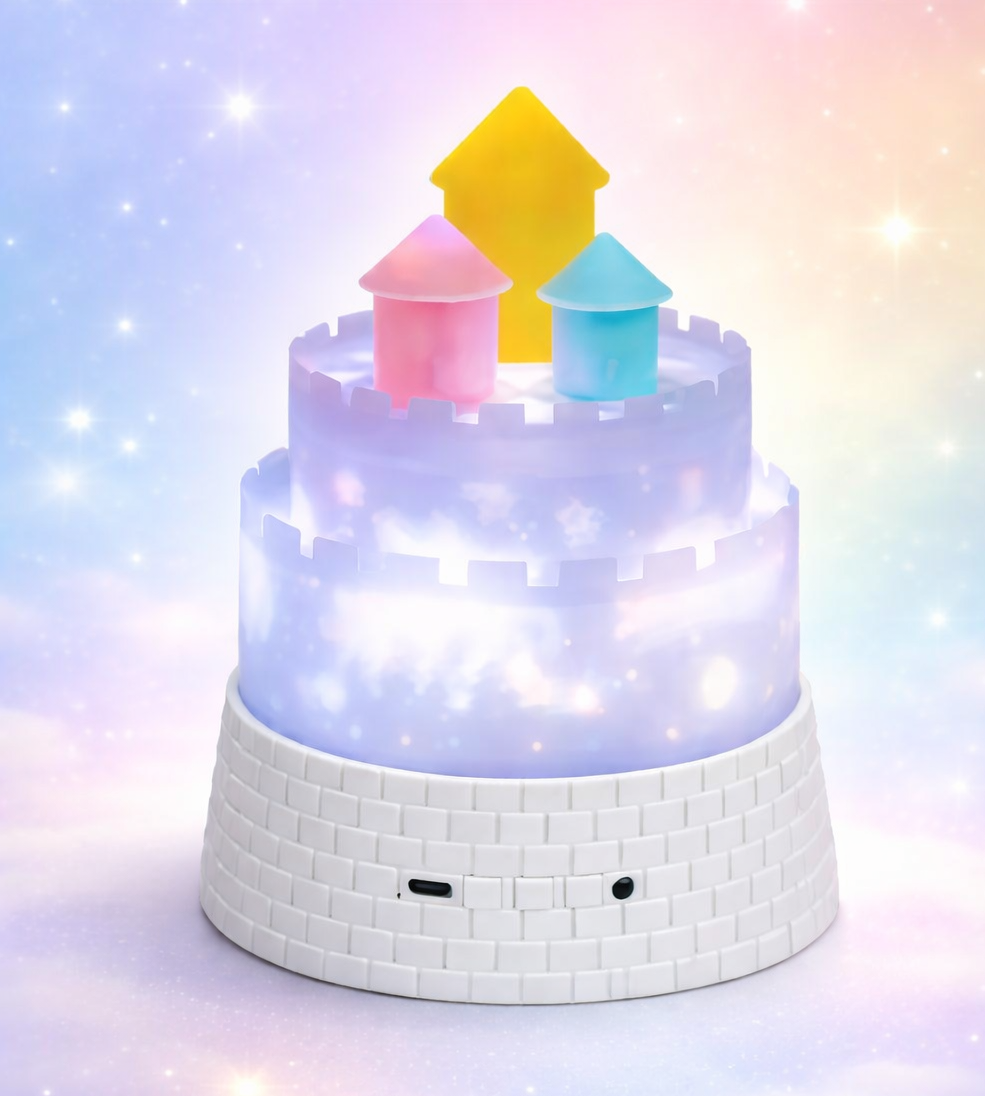 Kids Unicorn Castle Projector Lamp, Galaxy Star Remote Projector Light, Kids Room Decor LED Projector