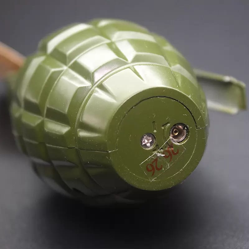 Grenade Model Windproof Lighter, Portable Metal Keychain Windproof Lighter, Cigar Cigarettes Lighters